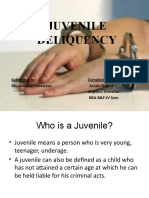 Juvenile Delinquency