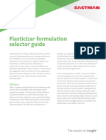 Plasticizer Formulation Selector Guide: Technical Tip