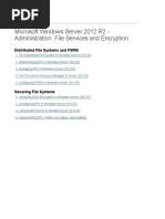 Microsoft Windows Server 2012 R2 - Administration: File Services and Encryption