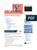 Cool New Features in Python 3.7