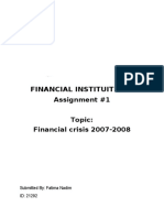 FINANCIAL INSTITUITIONS Assignment PDF