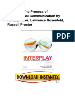 Interplay The Process of Interpersonal C PDF