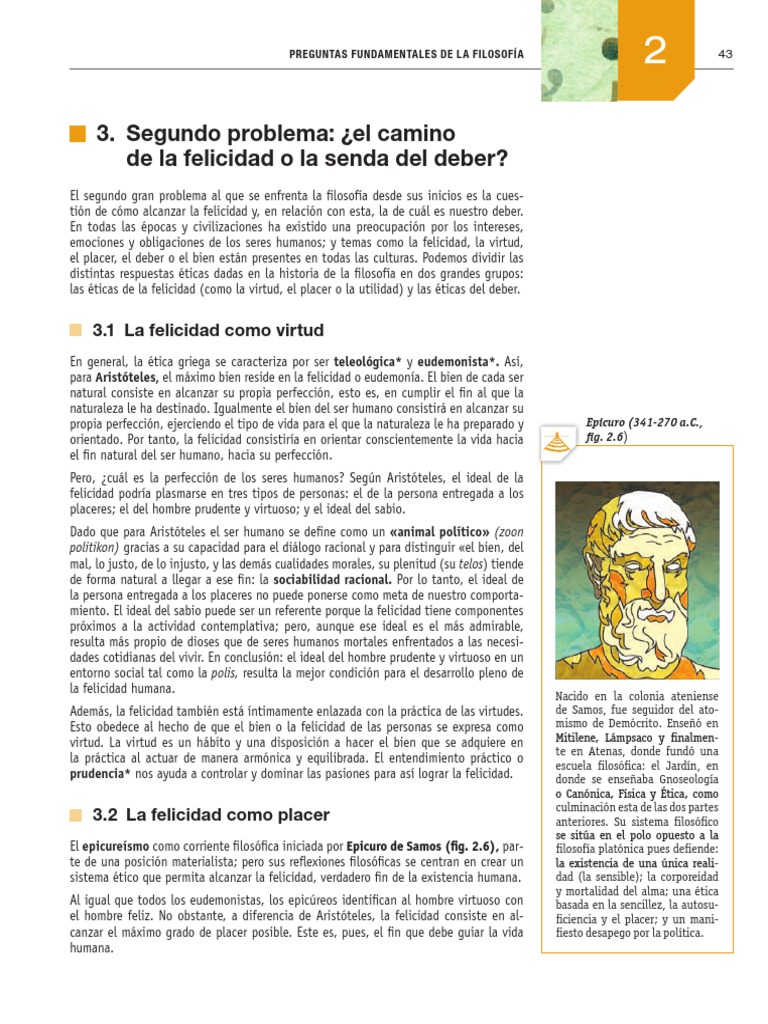 La búsqueda filosófica de la felicidad | PDF | Felicidad | Utilitarismo