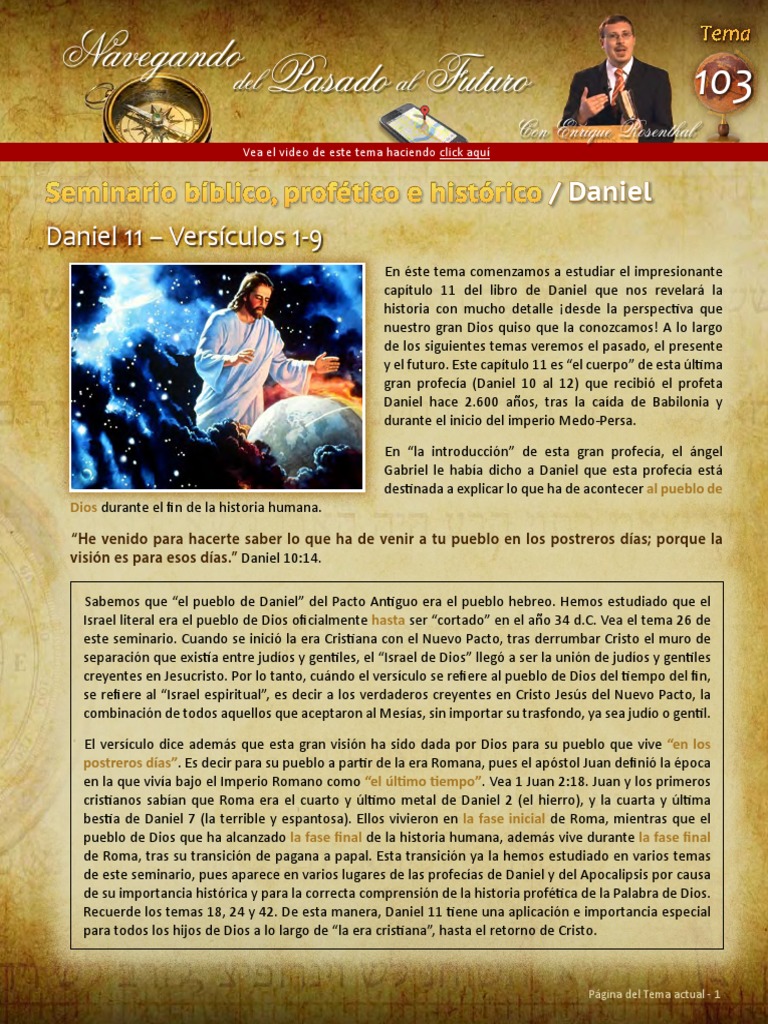 Profecía y Verdad en Daniel 11 | PDF | Daniel (figura bíblica) | Ciro ...