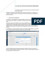 Proceso Virtual de Facturación de Proveedores