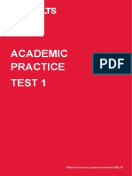 Academic Practice Test 1 PDF