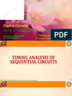 Lecture 14  Timing analysis of sequential circuits(1)