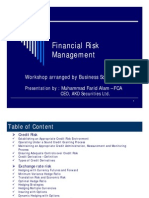 Derivative Presentation - Credit and Currency Risk