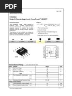 Fds6690A Single N-Channel, Logic Level, Powertrench Mosfet