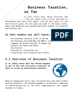 Module 4: Business Taxation, Corporation Tax