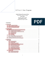 CS 162 Project 2: Implement User Programs and System Calls