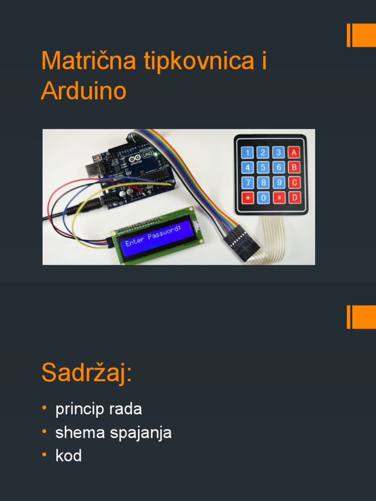 Matrična Tipkovnica I Arduino | PDF