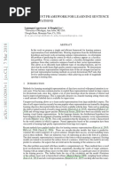 N Efficient Framework For Learning Sentence Representations