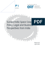 Europe-India Space Cooperation PDF