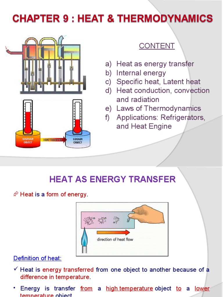 Heat Transfer and Thermodynamics | PDF | Heat | Heat Transfer