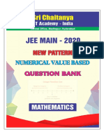 Jee-Main - Numeric Value Questions - Maths PDF