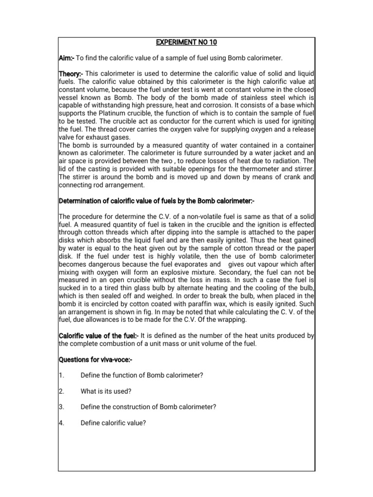 ME601LabEXP10THERMAL ENGINEERING AND GAS DYNAMICS PDF