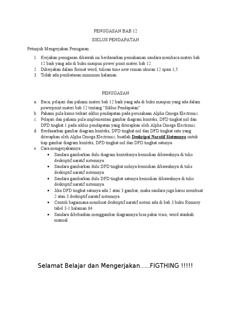 Penugasan Bab 12 | PDF