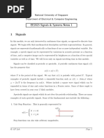 EE2023 Signals & Systems Notes 1