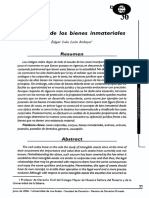 La Posesión de Cosas Inmateriales o Derechos, Por Edgar Ivan Leon Robayo