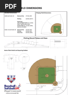 Baseball Field Dimensions