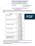 PIRT-ASNT-Level III-Refresher Course-Schedule-Jun-Oct 20a