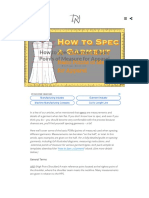 How To Spec A Garment PDF