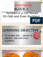 GR 2 Math Block 1 PPT - Odd and Even Numbers