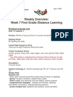 Weekly Overview Week 7