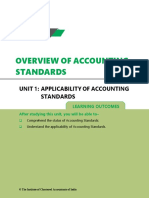 Unit 1: Applicability OF Accounting Standards