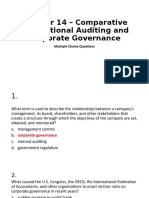 Chapter 14 - Comparative International Auditing and Corporate Governance