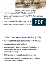 Measuring Consumer Cost of Living with CPI Index