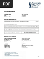 NMC Registration Application