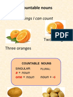 Countable Nouns: Things I Can Count