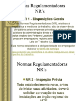 Normas Regulamentadoras: segurança e saúde no trabalho