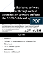 Supporting Distributed Software Development Through Context Awareness On Software Artifacts: The Disen-Collaborar Approach