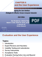 Evaluation and The User Experience: Designing The User Interface: Strategies For Effective Human-Computer Interaction