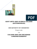 Govt Arts and Science College (Autonomous) : Project Work On