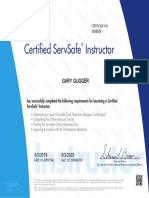 Servsafe Instructor Certificate