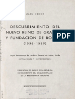 Descubrimiento Del Nuevo Reino de Granada Y Fundacion de Bogota