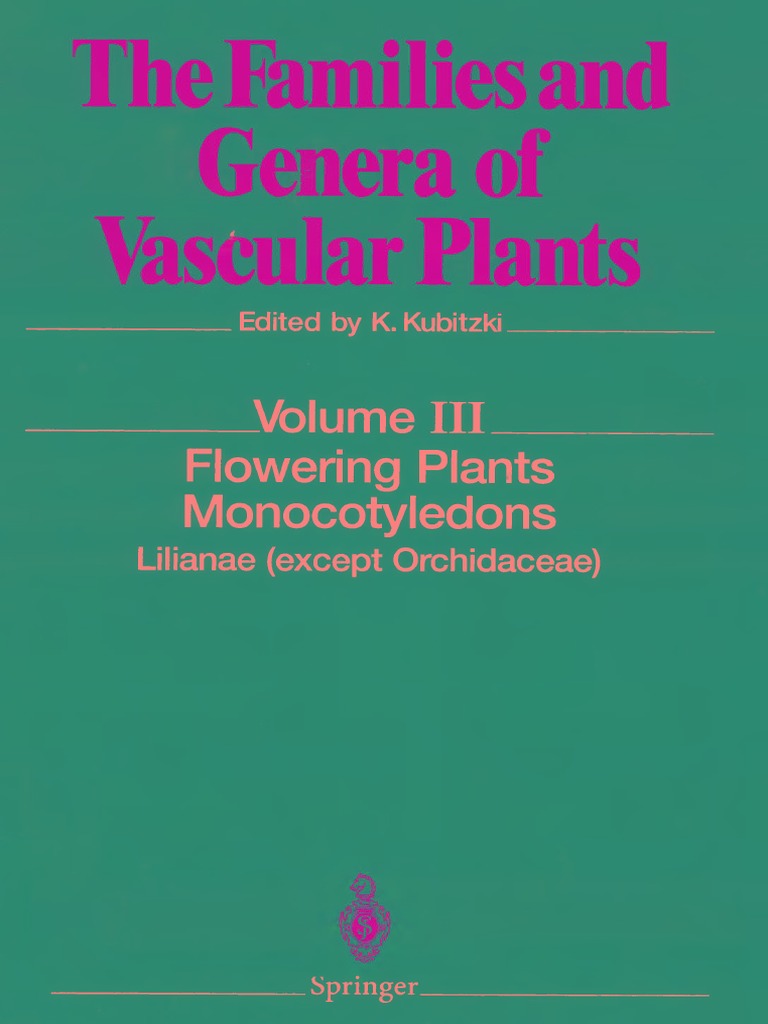 The Families and Genera of Vascular Plants) PDF PDF