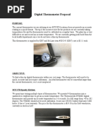 Digital Thermometer Proposal