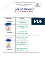 Estandar de Marcado y Empaque GC Nutrition - Latas