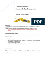 Food Safety Manual Update