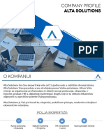Company Profile - ALTA Solutions