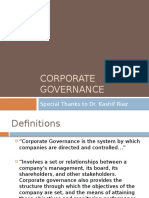 Corporate Governance Basics