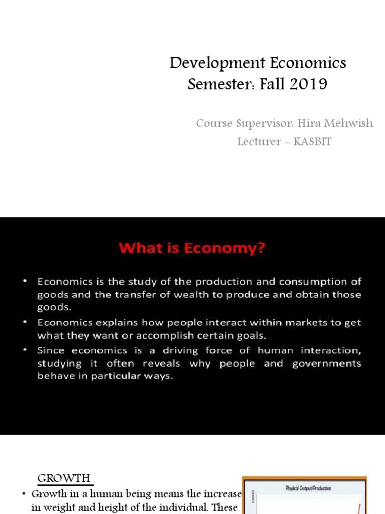Introduction to Development Economics | PDF | Economic Growth | Gross ...