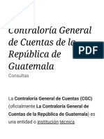 Contraloría General de Cuentas de La República de Guatemala - Wikipedia, La Enciclopedia Libre PDF