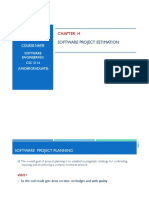 SE - Ch.14 - Software Project Estimation