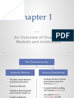 An Overview of Financial Markets and Institutions